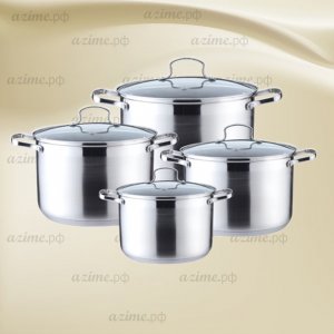 Набор посуды KL-4207 8пр.из нержавеющей стали (2)