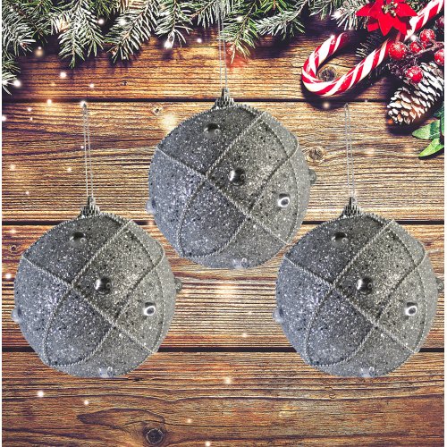 Набор ёлочных игрушек AZ2024-252 .X3646 набор 3 штуки (98)