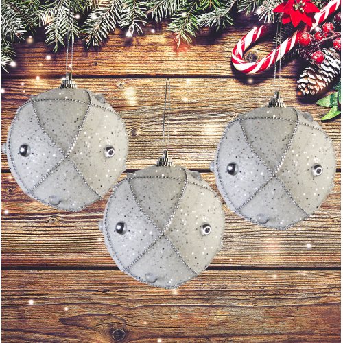 Набор ёлочных игрушек AZ2024-252 .X3646 набор 3 штуки (98)