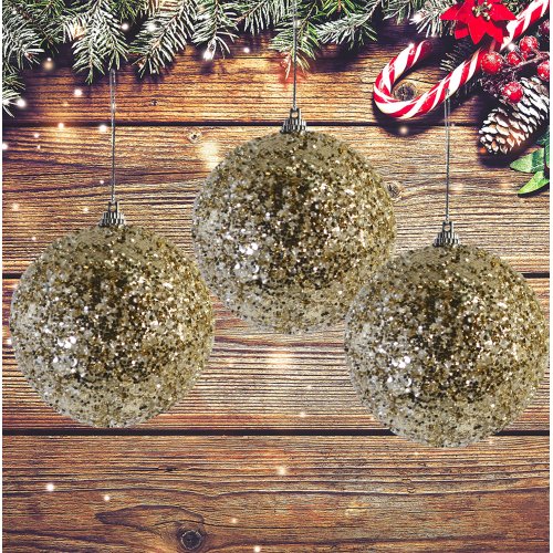 Набор ёлочных игрушек AZ2024-254 набор 3 штуки  JS24023 (98)