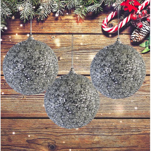 Набор ёлочных игрушек AZ2024-254 набор 3 штуки  JS24023 (98)