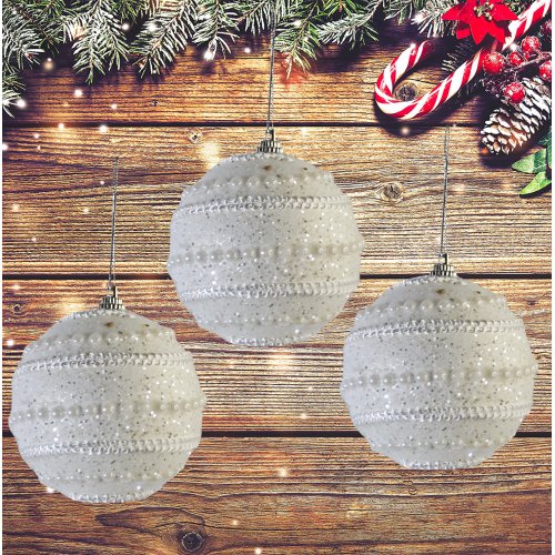 Набор ёлочных игрушек AZ2024-255 набор 3 штуки JS24177 (98)