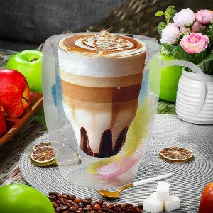 Кружка двойное дно AZ2024-1330B (100) 