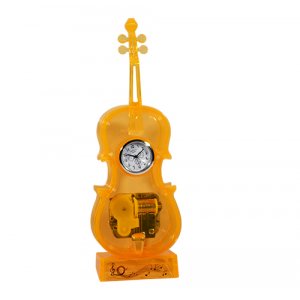 Часы Настольные N8328 Скрипка музыкальные h25*8см (60)