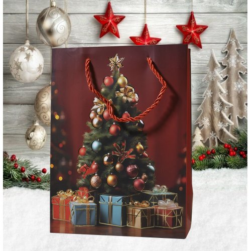 Пакет Новогодний AZ2025-216 18*24*8.5см  (240)