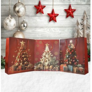 Пакет Новогодний AZ2025-217 26*32*10см  (240)