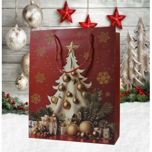 Пакет Новогодний AZ2025-217 26*32*10см  (240)