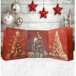 Пакет Новогодний AZ2025-218 31*40*12см  (180)