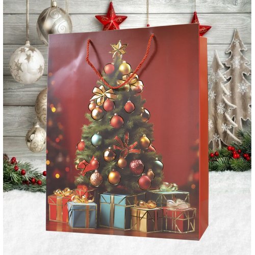 Пакет Новогодний AZ2025-218 31*40*12см  (180)