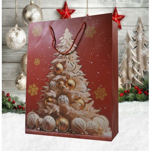 Пакет Новогодний AZ2025-218 31*40*12см  (180)