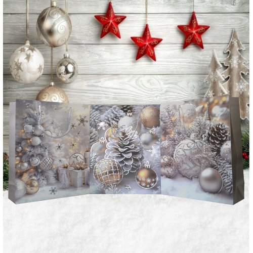 Пакет Новогодний AZ2025-223  26*32*10см  (240)