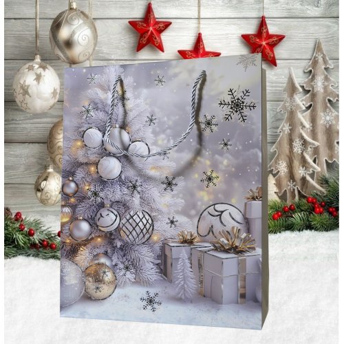 Пакет Новогодний AZ2025-223  26*32*10см  (240)