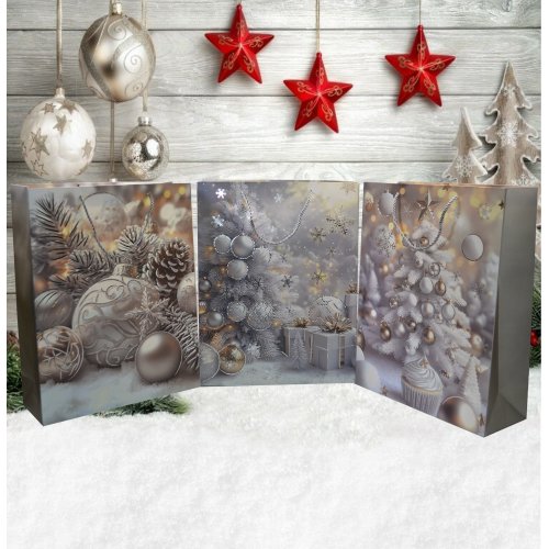 Пакет Новогодний AZ2025-224  31*40*12см  (180)