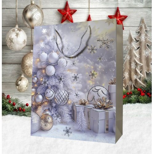 Пакет Новогодний AZ2025-224  31*40*12см  (180)