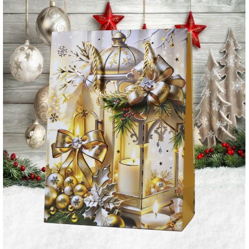 Пакет Новогодний AZ2025-229  18*24*8.5см  (240)