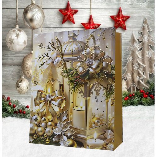 Пакет Новогодний AZ2025-230  26*32*10см  (240)