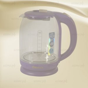 Чайник SA-2709V 1,8л 1800Вт, стеклянный корпус фиолетовый (12)