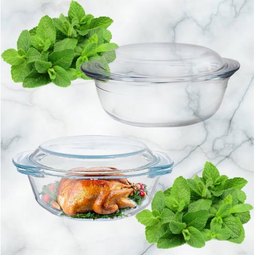 Кастрюля жаропрочная AZ2025-498 HYTSLW-68342 5.0л  (6)