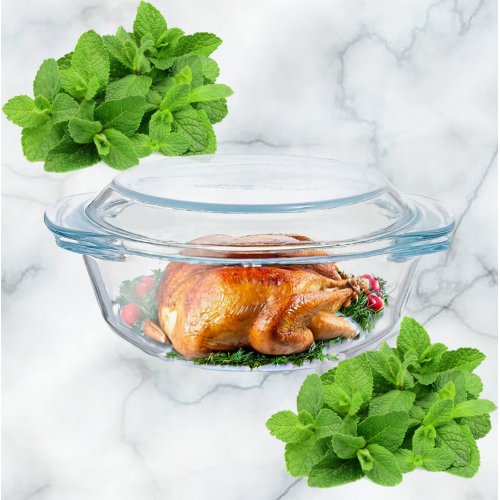 Кастрюля жаропрочная AZ2025-498 HYTSLW-68342 5.0л  (6)