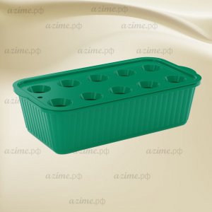 Лоток д/выращивания лука ПМ М6715 тём/зелёный (20)