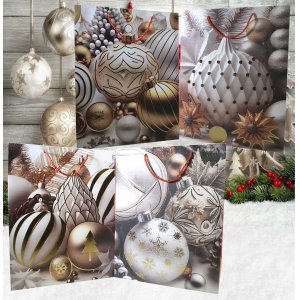 Пакет Новогодний AZ2024-526 31*40*12см (180)