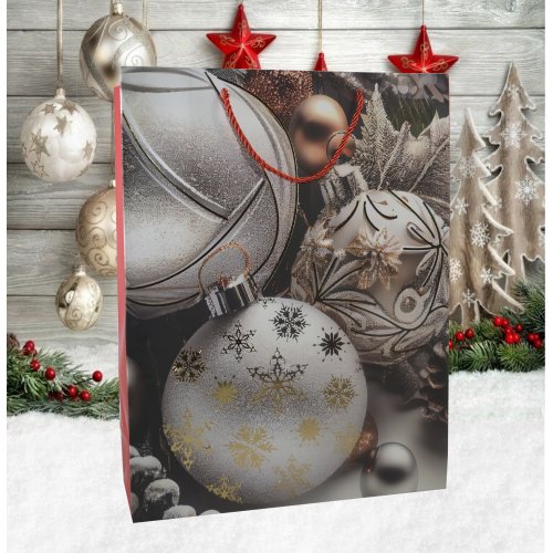 Пакет Новогодний AZ2024-526 31*40*12см (180)