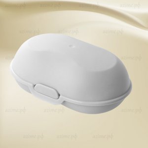 Мыльница ПМ С320СЕРзакрытая Аттенто пыльно-серая (24)