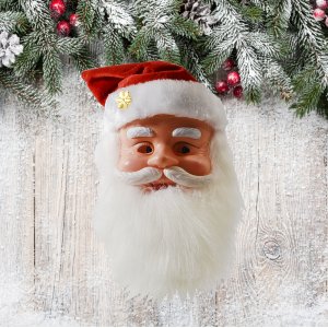 Сувенир новогодний AZ2023-489 Голова Деда Мороза (48)
