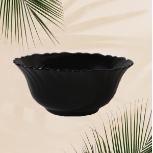 Салатник AZ2025-421 BHBDW50 чёрный 220мл; h6*12см  (72)