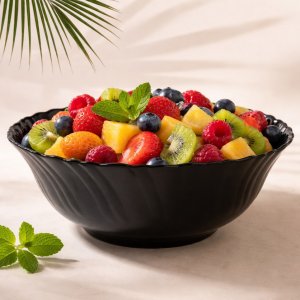 Салатник AZ2025-422 BHBDW65 чёрный 500мл (48)