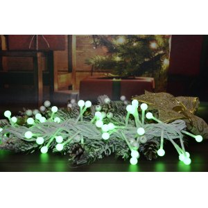 Гирлянда LED AZ2021-843 Шарики 6м 70л пр.белый (100)