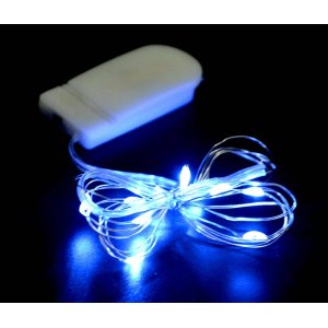 Гирлянда LED AZ-1270 1.2м 10л мед.пров.синий (1000)