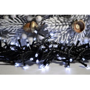 Гирлянда LED AZ-1101 10м  белый пр.чёрн.(100)