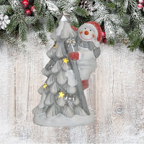 Сувенир новогодний LED AZ2024-410  h22*12*8см YJ2434 (24)