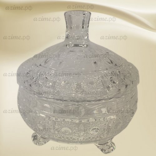 Сахарница стекло ВА N12026 h13*11см (36)