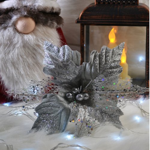 Новогодний декор AZ2024-263 Цветок S24-31 (900)