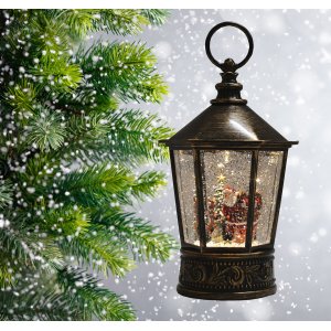 Фонарь LED AZ2024-441 с новогодней композицией музыкальный WDL-24077A  (12)