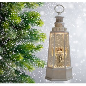 Фонарь LED AZ2024-448 с новогодней композицией музыкальный WDL-24079D  (8)