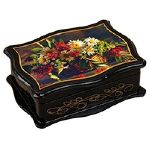 Шкатулка дерево Роспись фигурная 13*18