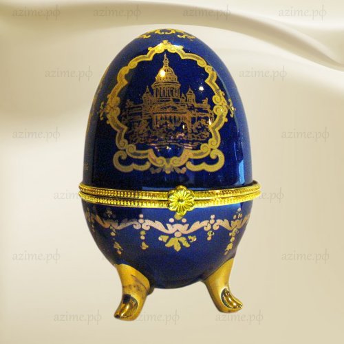 Сувениры Яйцо фарфоровое СПб 085B-42-01-02 рис.2