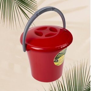 Ведро ПМ С603ККРА"Либерти"7.0л крас. с/кр (16)