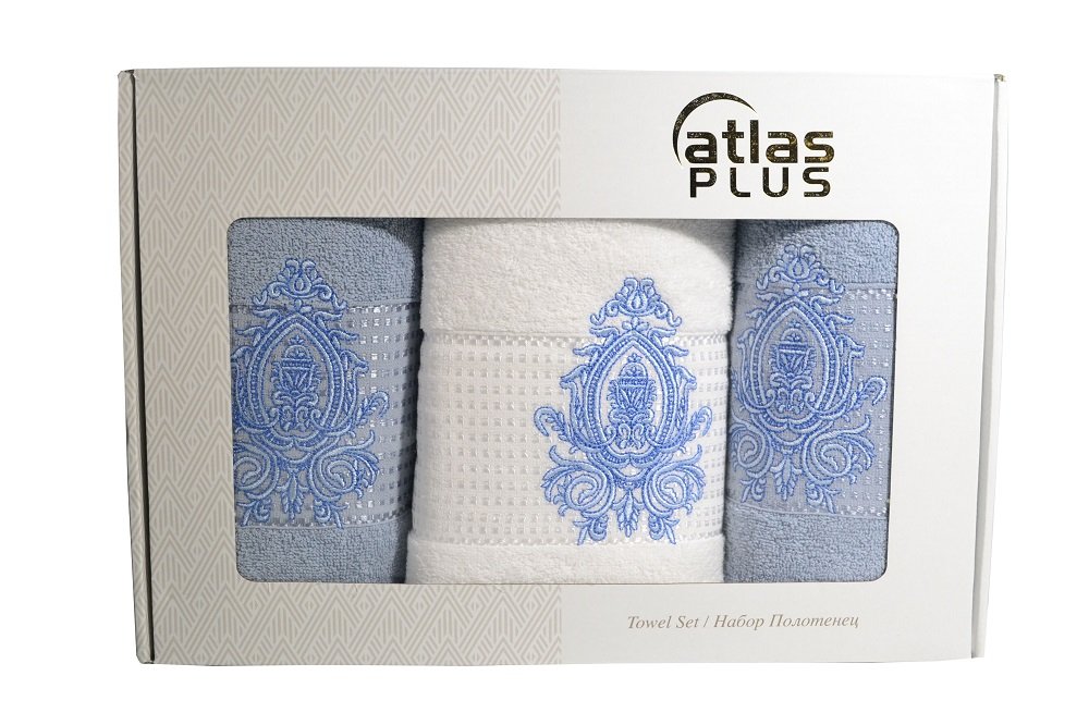 Полотенца плюс. Набор полотенец Atlas Plus. Комплект кухонных полотенец Atlas. Пассионария набор полотенец. Полотенце подарочное банное atlasplus тигр 70х140 (кремовый).