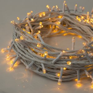 Гирлянда LED AZ-675 50м 560л цв.тёплый пр.бел(20)