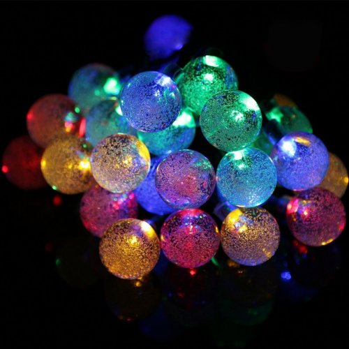 Гирлянда LED AZ-1266 10м Шарики 70л цве.пр.чёр(20)