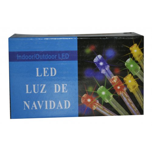 Гирлянда LED AZ-1277 7м Свечи 100л тёп.пр.чёр(100)