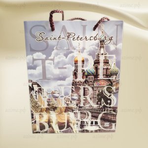 Пакет 37-975 Спас Буквы СПб 18*8*23см