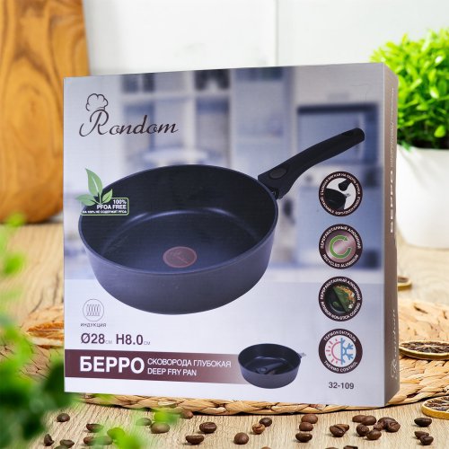 Сковорода 32-109 d28*h8см глубокая с/р (6)