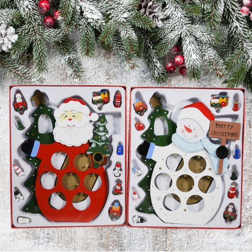Дед Мороз,Снеговик AZ2020-41 с игрушками h26*16см  (48)