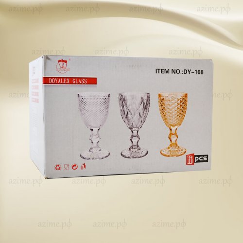 Набор фужеров AZ2023-1716 6шт.св.зелёный (8)