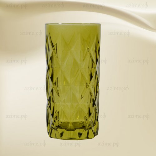 Набор стаканов AZ2023-1725 высокие 6шт.270мл тёмно зелёный (6)
